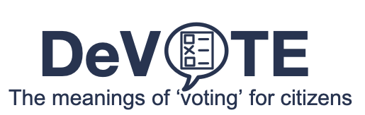 VoteMeanings - DeVote Citizen Science
